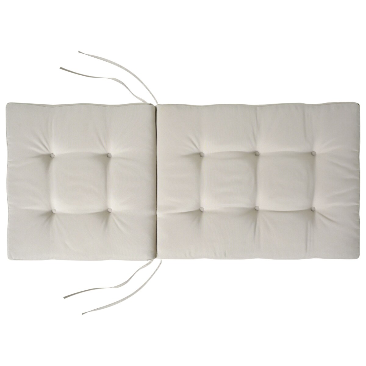 Zestaw 8 poduszek siedziskowych/oparciowych MAUI PREMIUM Beżowoszary