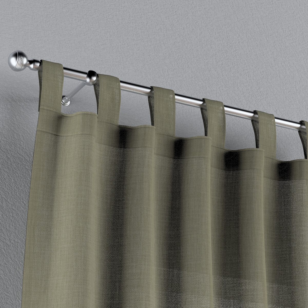 Zasłona na szelkach 1 szt. 130x260 zielony