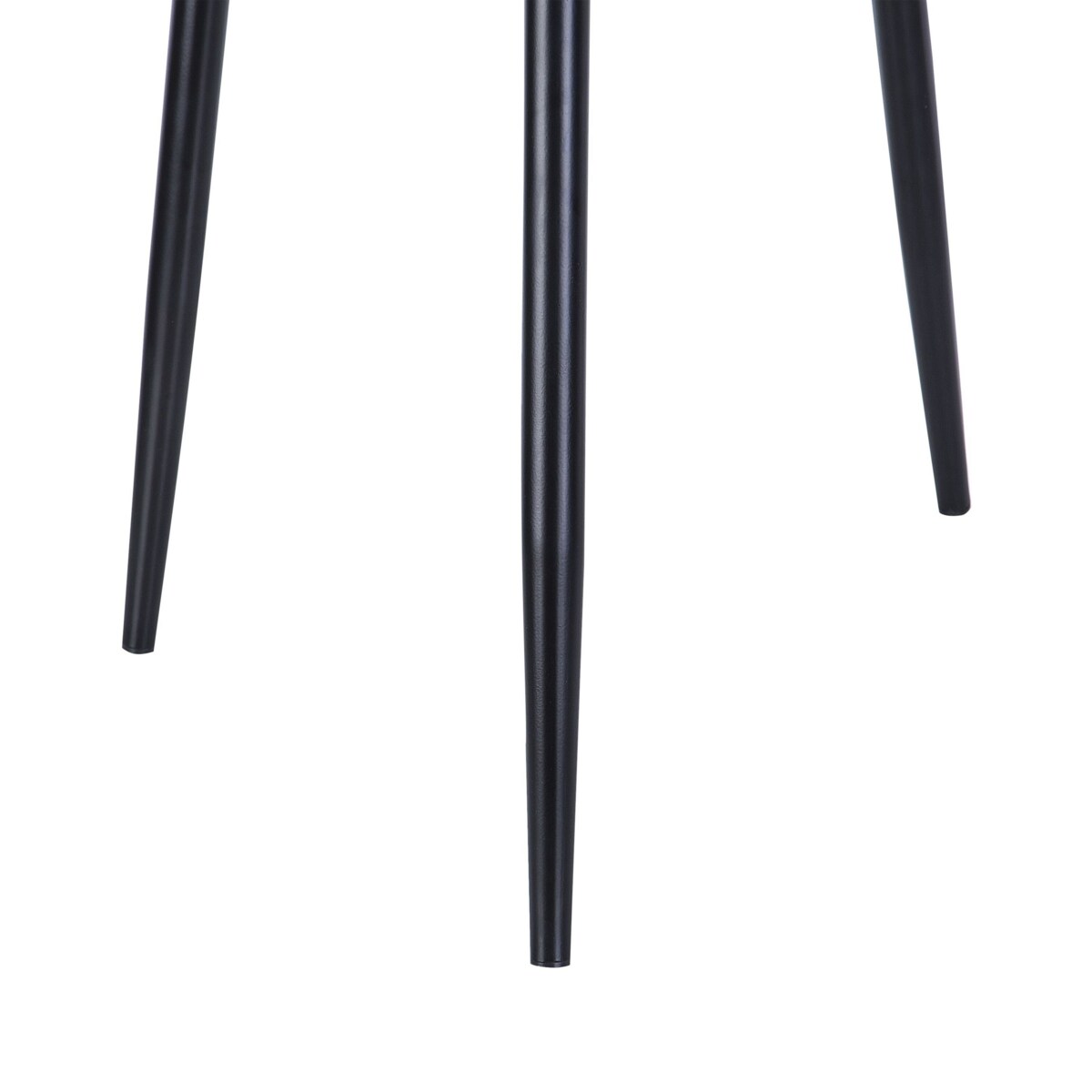 Zestaw 2 krzeseł do jadalni ekoskóra szary MARIBEL