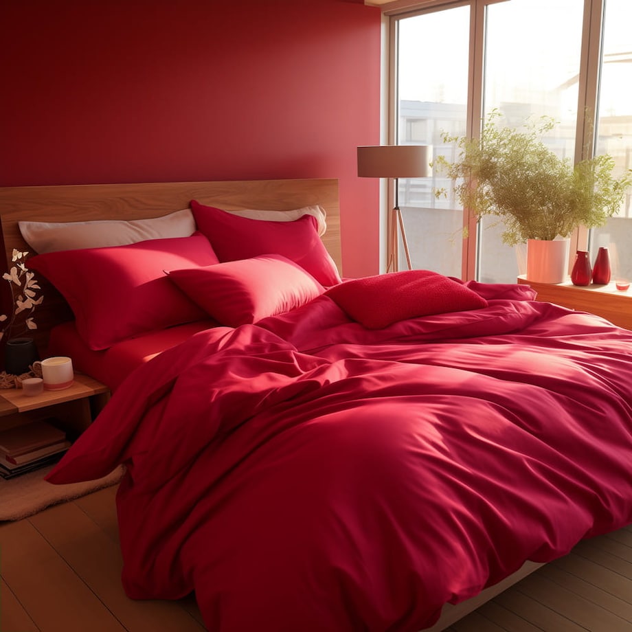 Poszewka satynowa 50x60 kolor Koral