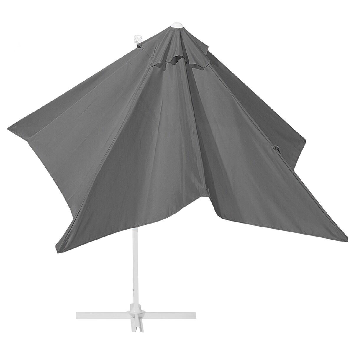 Parasol ogrodowy na wysięgniku 250 cm MONZA Ciemnoszary