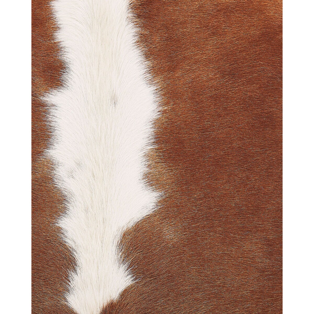 Skóra bydlęca 2-3 m² brązowo-biała NASQU