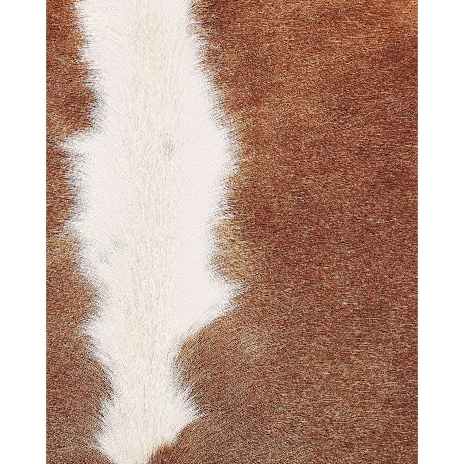 Skóra bydlęca 2-3 m² brązowo-biała NASQU