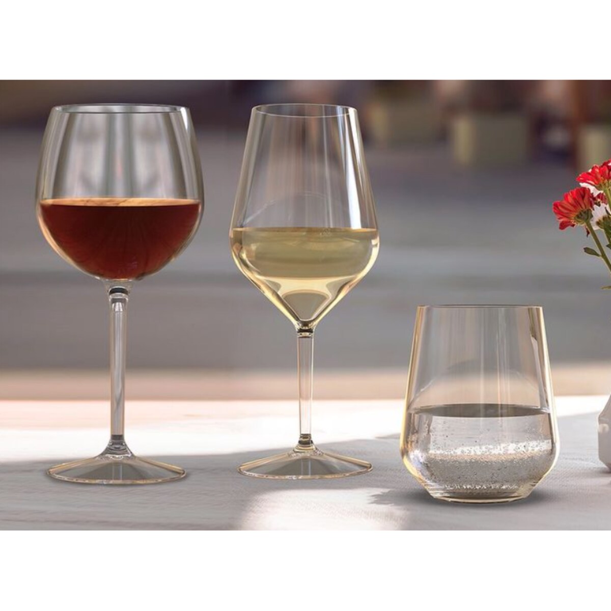 Nietłukąca szklanka Elegance do whisky, wody 390 ml, 6 szt