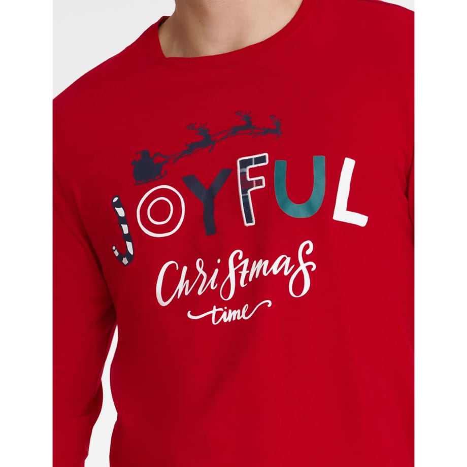 Piżama Glance 40950-33X Czerwona Czerwony, L