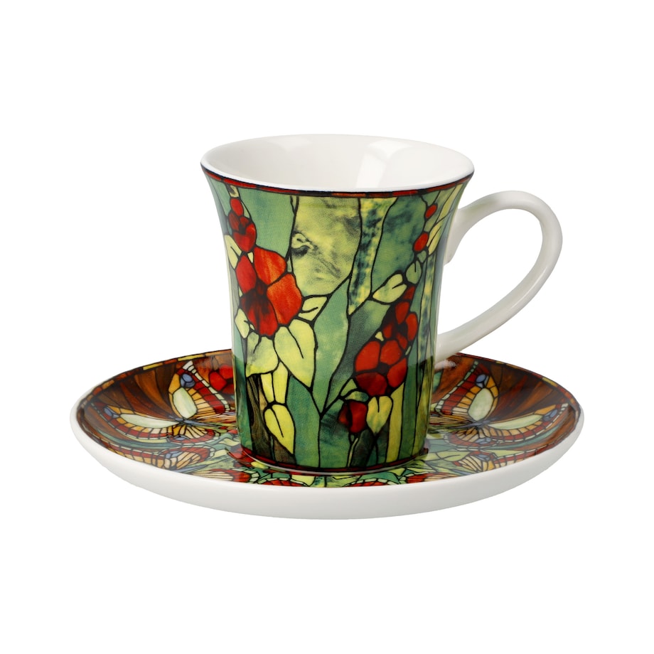 Filiżanka espresso L.C.Tiffany - Butterflies - Goebel