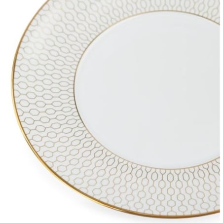 Filiżanka ze spodkiem do herbaty biała Gio Gold Wedgwood