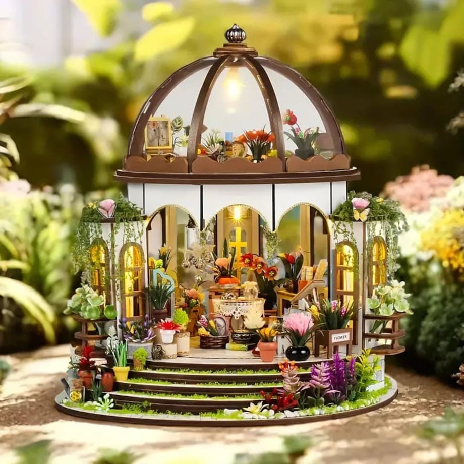 Miniaturowy domek - Ogród pod gwiazdami