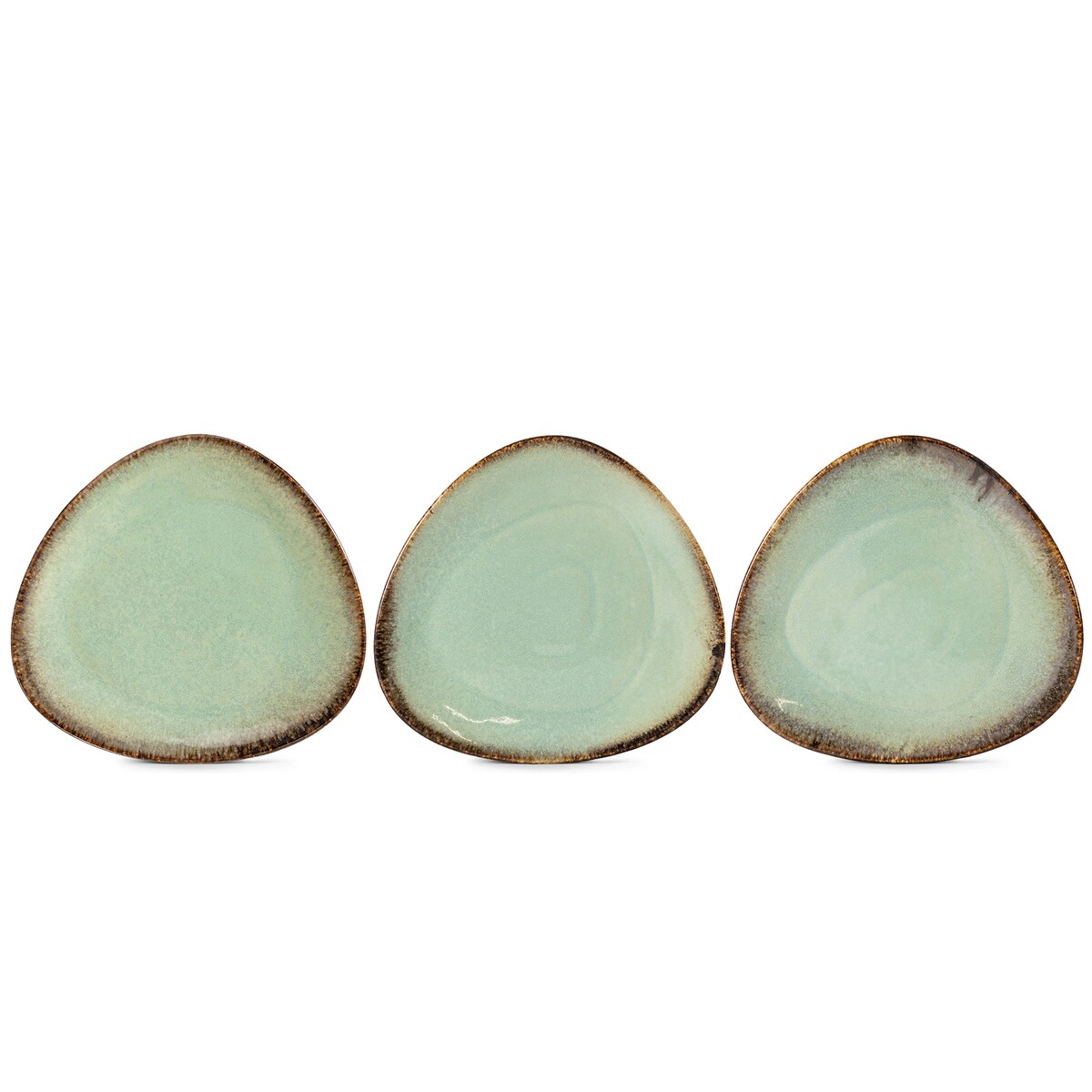 Konsimo PRIMA Talerz deserowy 6 szt., szałwiowy