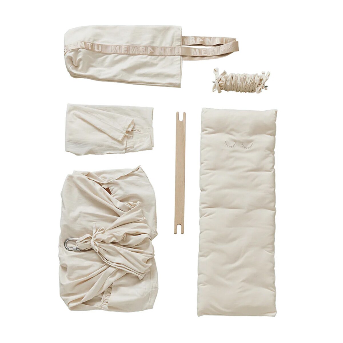 Hamak-huśtawka dla dzieci Premium - beżowa