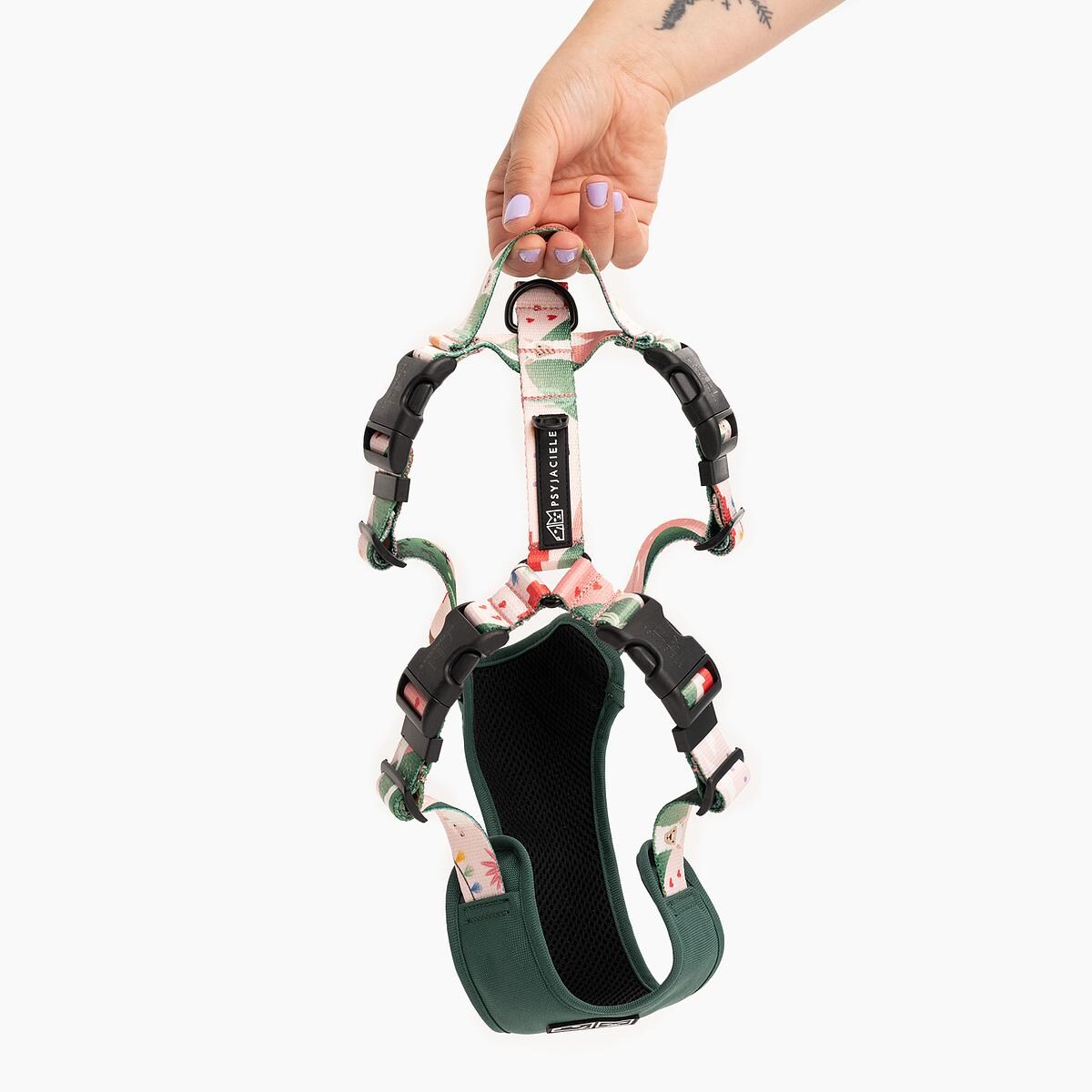 Szelki bezuciskowe Stay on "Więcej niż jedno zwierzę" - Szerokość taśmy: 25mm, Rozmiar: XL