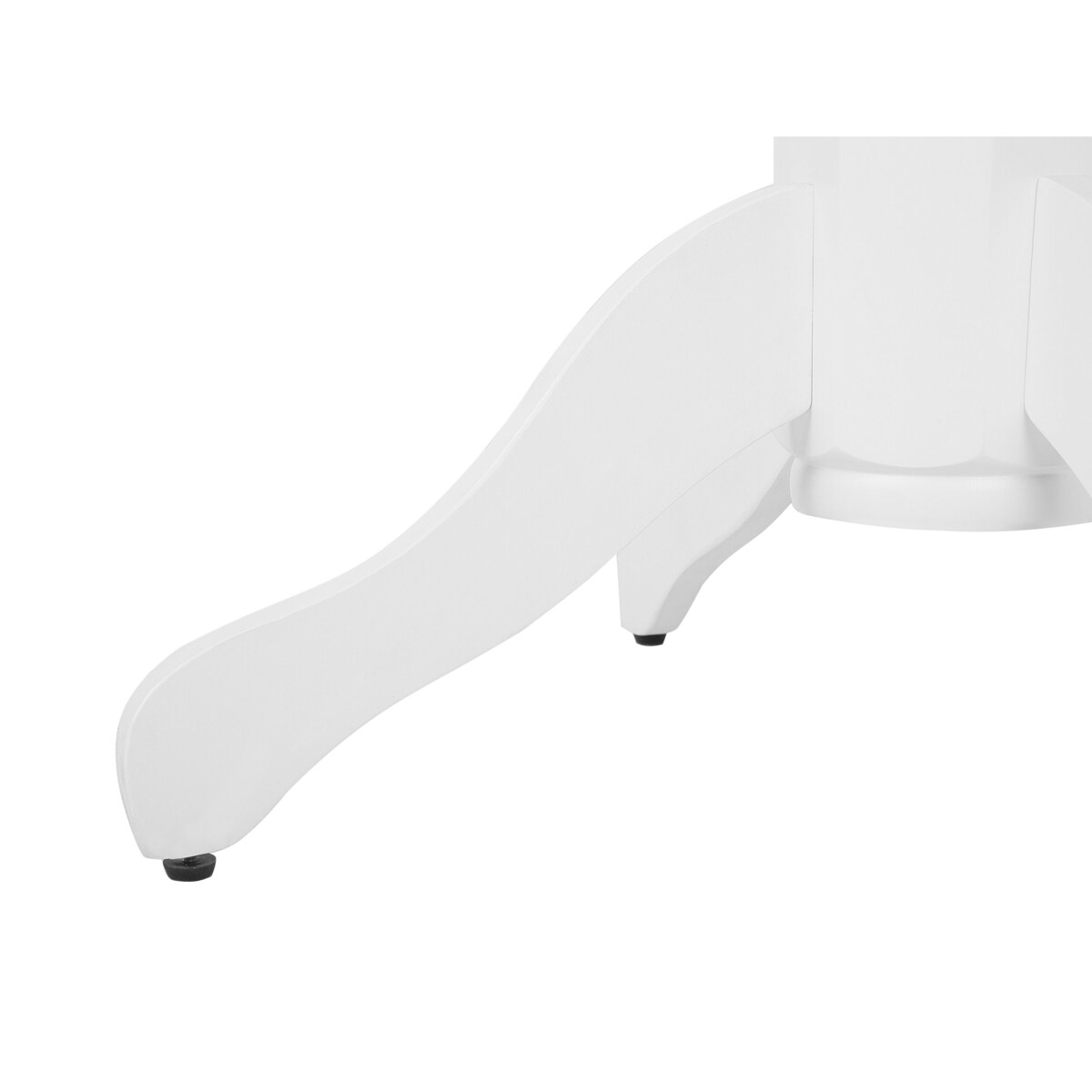 Stół do jadalni okrągły 100 cm biały AKRON