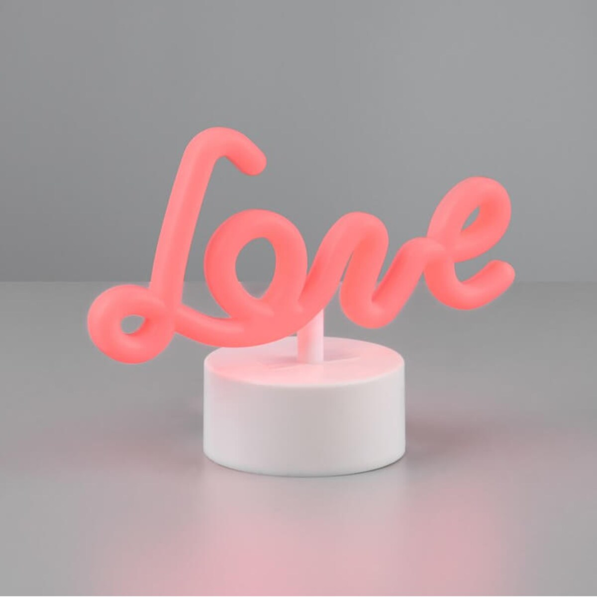 Stołowa lampa love Amor R55931101 RL Light LED 1W USB różowy biały