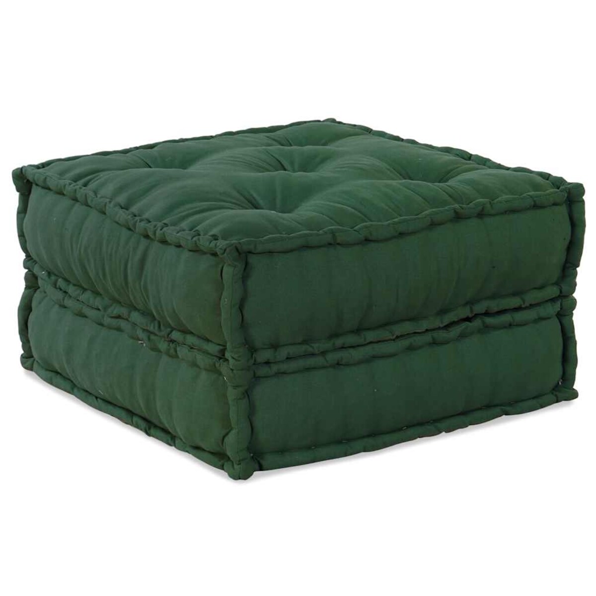 vidaXL Modułowa sofa zielony 70x70x36 tkanina