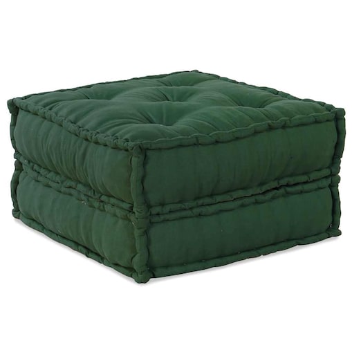 vidaXL Modułowa sofa zielony 70x70x36 tkanina