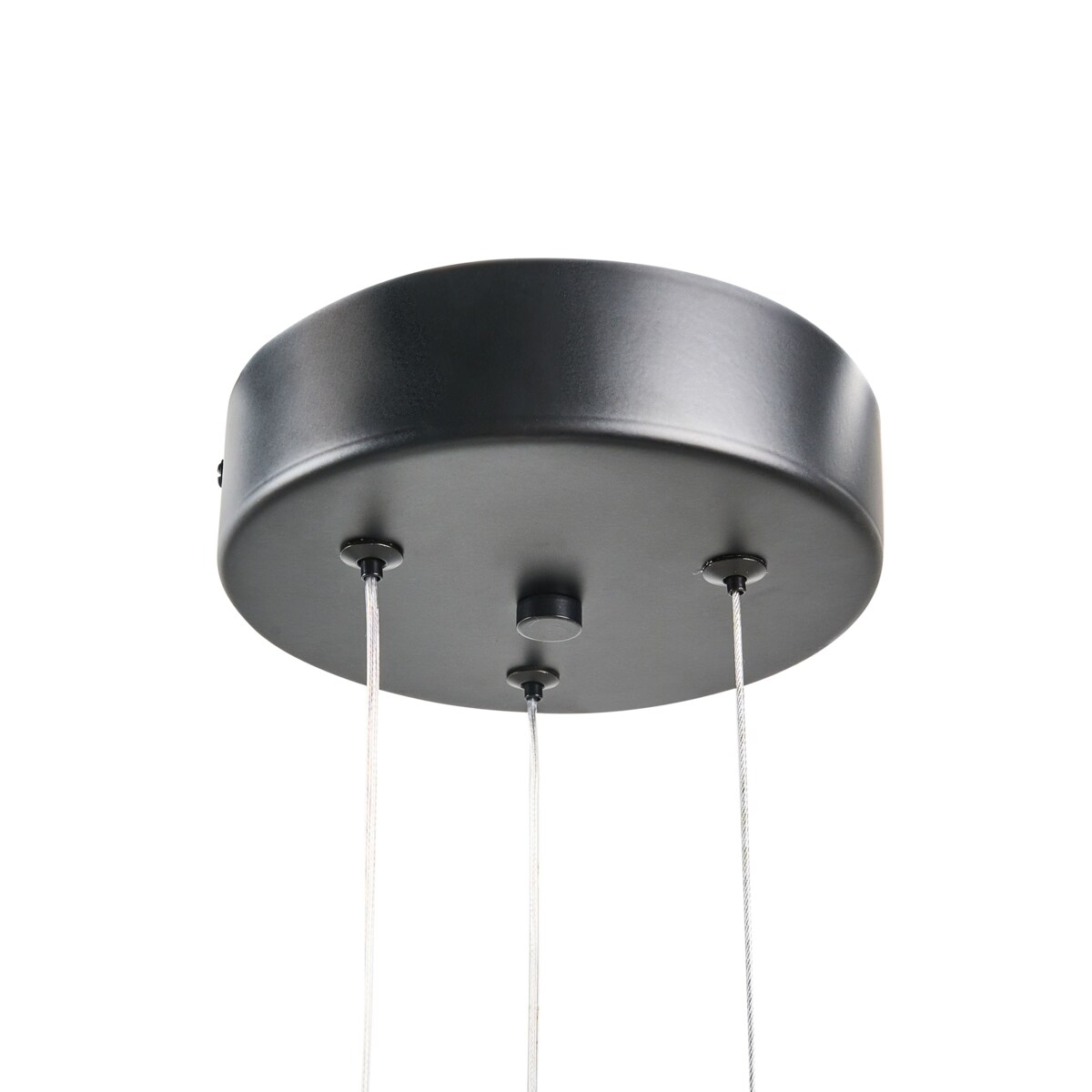 Lampa wisząca LED PALUN Ze ściemniaczem Metal Czarny