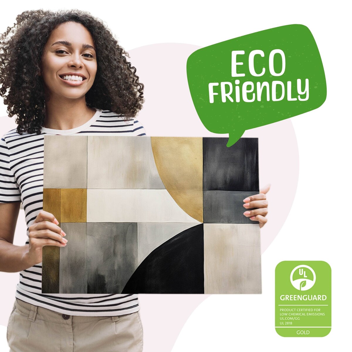 Obraz Do Salonu Styl Glamour Beton Abstrakcja Wzory Geometryczne 120x80cm