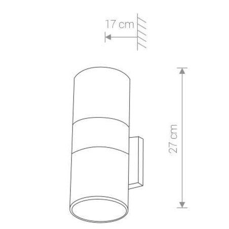 Lampa ścienna 3404 FOG Grafitowy Nowodvorski