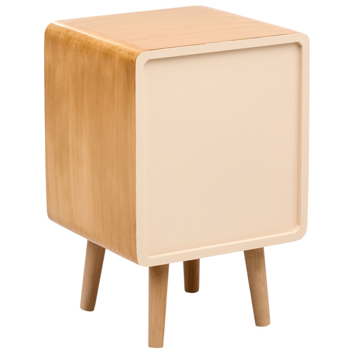 Szafka nocna LEFROY Drewno Jasnobrązowy