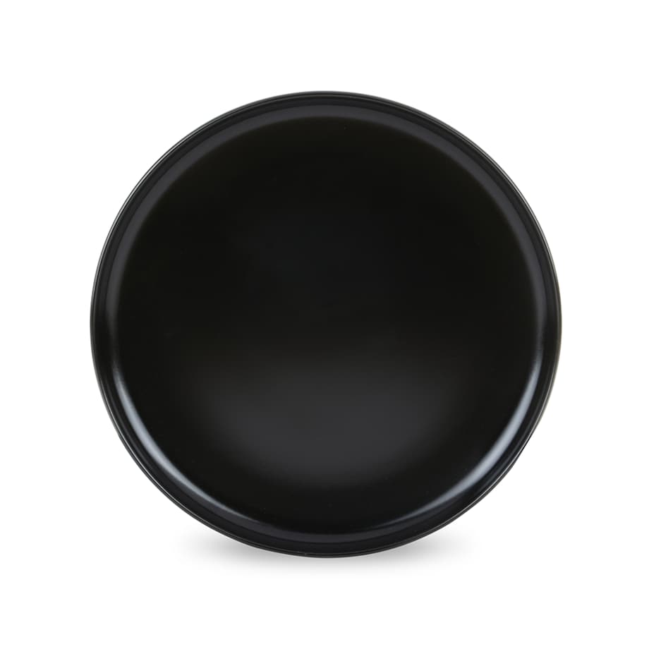 KONSIMO VICTO Elegancki zestaw obiadowy 6-osobowy w kolorze czarnym matowym (18 elementów)