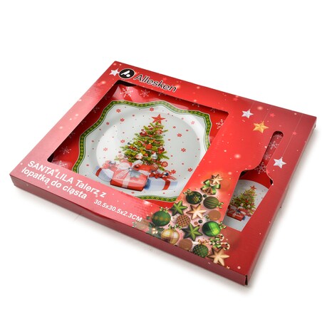 Talerz Z Łopatką Do Ciasta Santa Lila