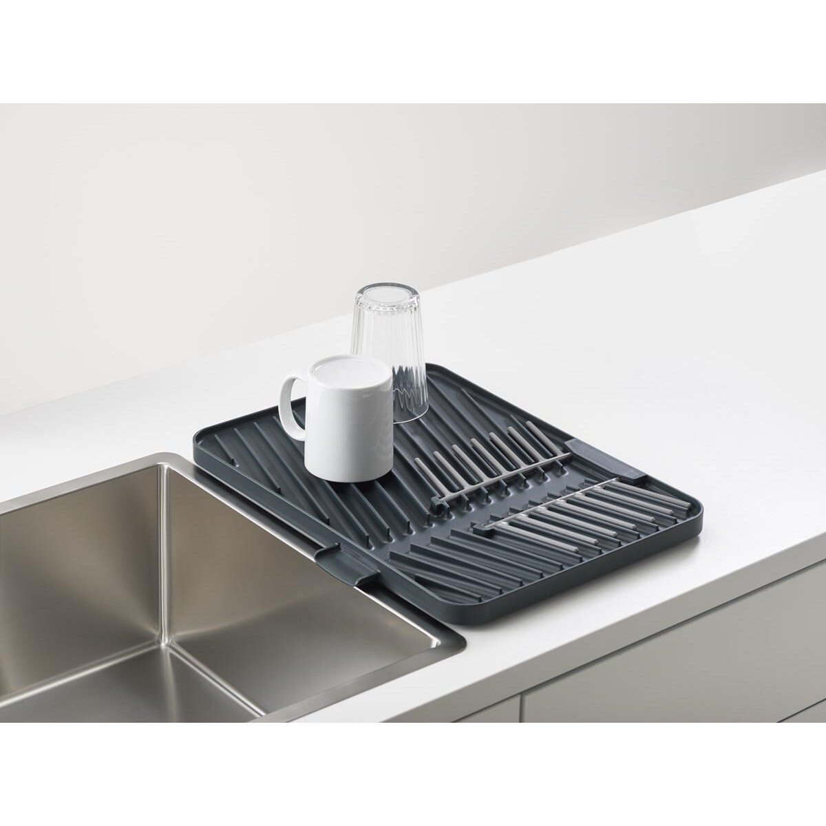 Ociekacz na naczynia Flip-up, 2.4 x 40 x 31.9 cm, Joseph Joseph