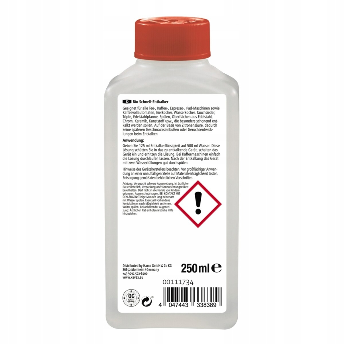 XAVAX Odkamieniacz do ekspresu uniwersalny BIO