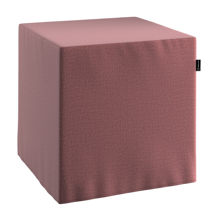 Pufa kostka, jasna śliwka - welwet, 40 x 40 x 40 cm, Ingrid