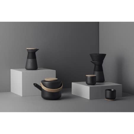 Mlecznik czarny Theo, 400 ml, Stelton