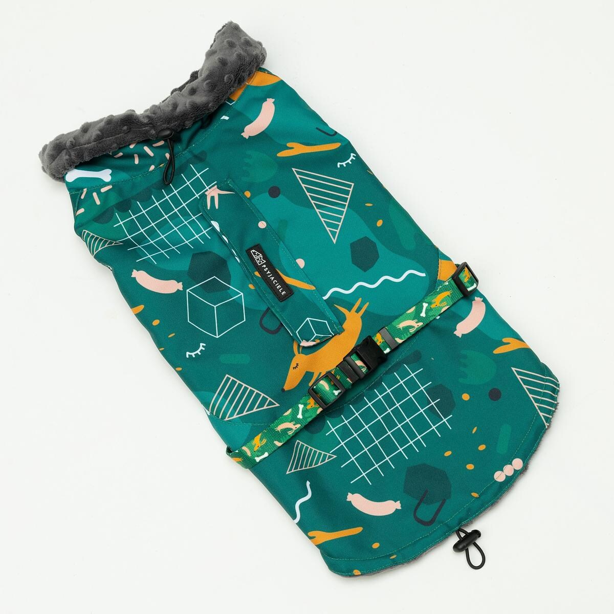 Kurtka dla psa "Psy na jawie" - Rozmiar: S