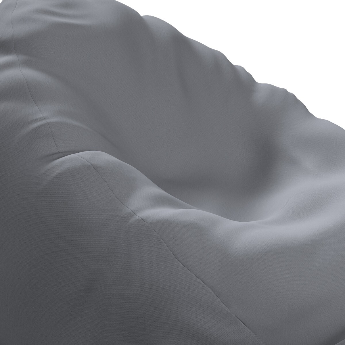 Worek do siedzenia Bowli, szary, Ø50 x 85 cm, Cotton Story