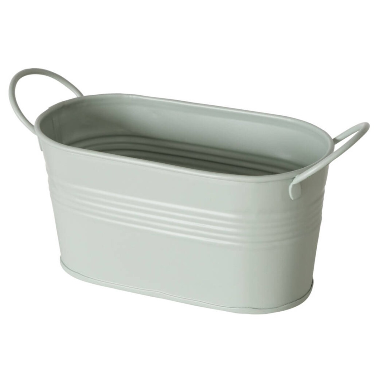 Doniczka na balkon LINGO, cynkowa, podłużna, 20 x 8,5 x 9,5 cm