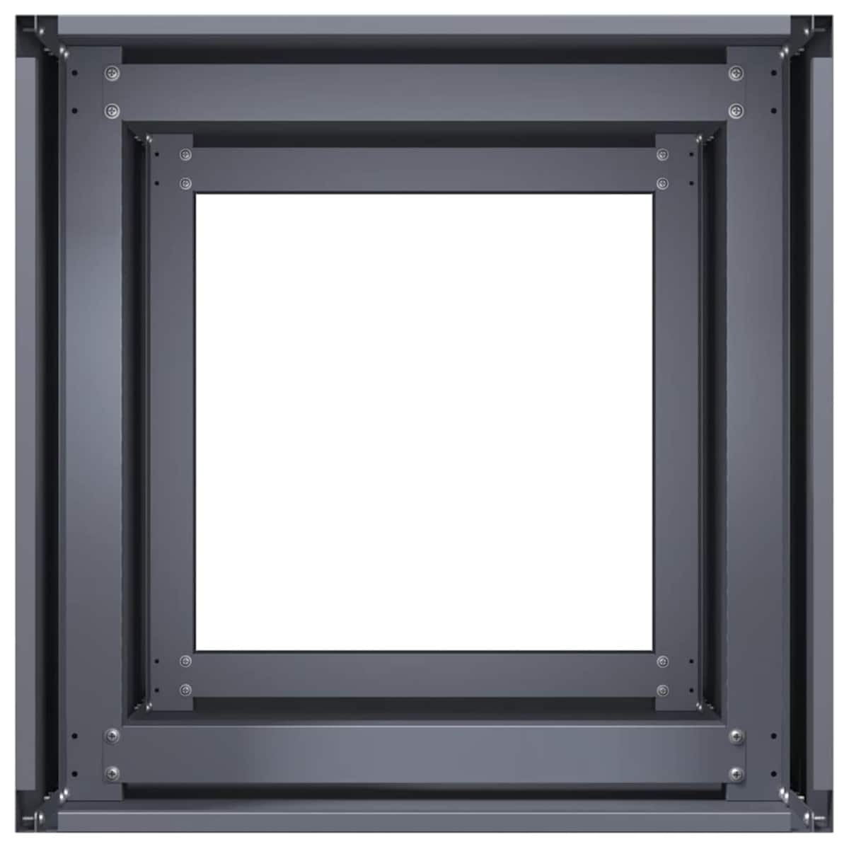 vidaXL Doniczka Antracyt 40x40x80 cm Stal walcowana na zimno