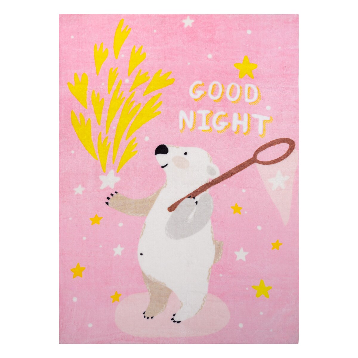 Dywan PLAY Miś gwiazdki G4016-5 róż 120x170 cm