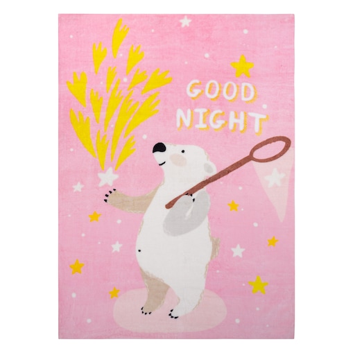 Dywan PLAY Miś gwiazdki G4016-5 róż 120x170 cm