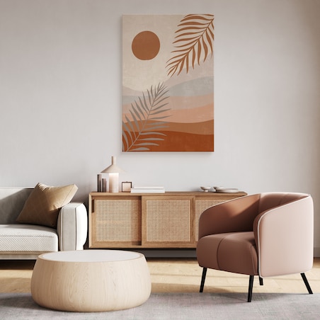Obraz Boho Gałązki Palmowe 30x40cm