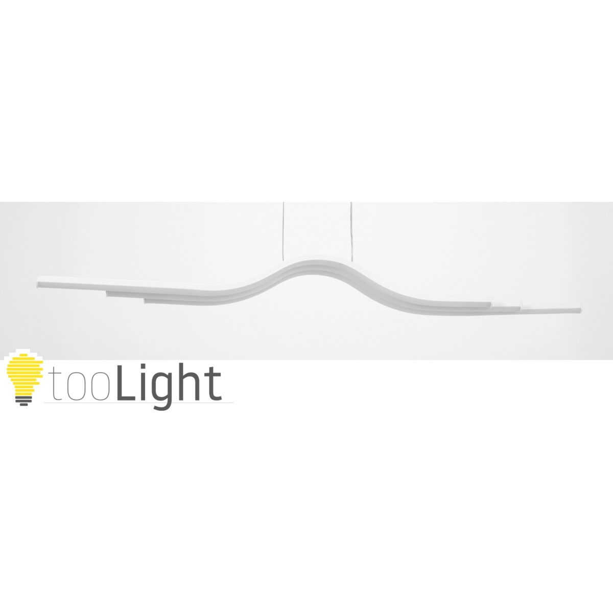 Lampa Sutitowa Wisząca Led Biała Nowoczesna +Pilot