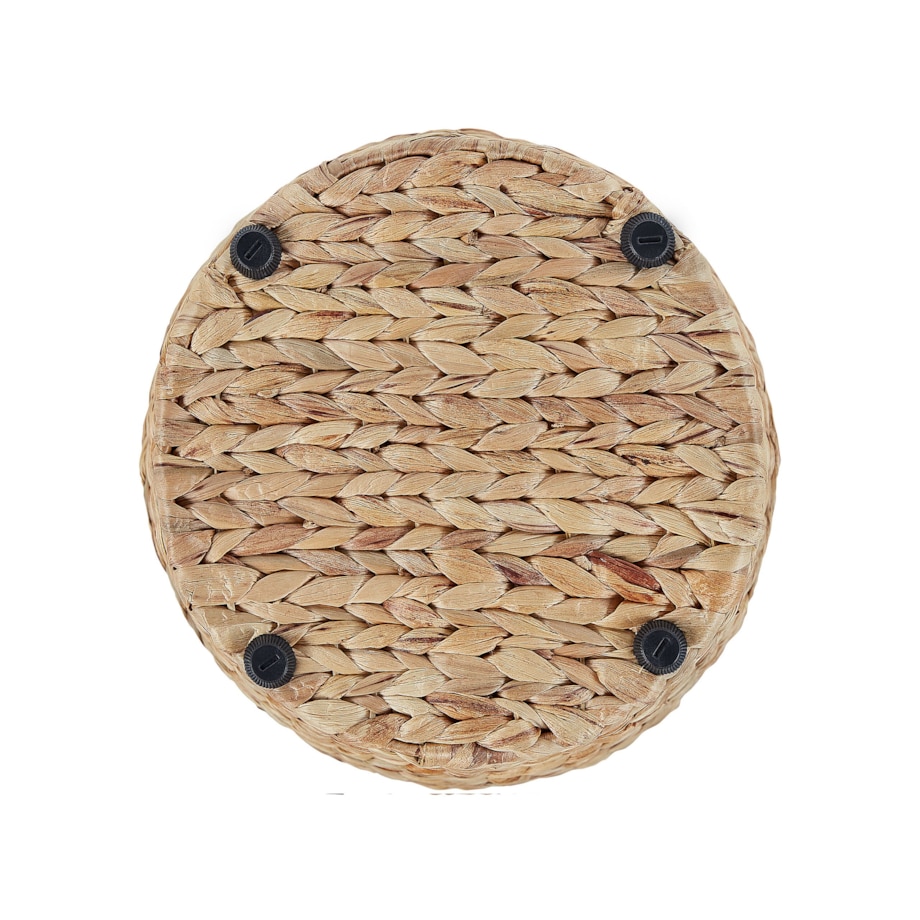 Zestaw 3 doniczek z hiacyntu wodnego naturalny PLAKA