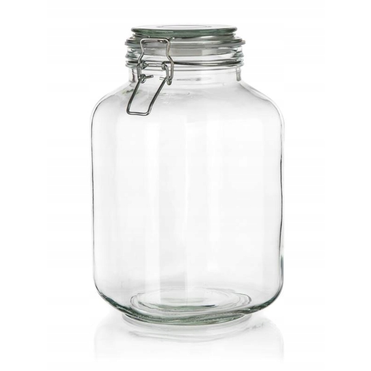 4x SŁOIK SZKLANY z klipsem hermetyczny na przetwory ogórki weki kapusta 3 L