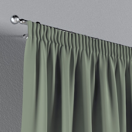 Zasłona na taśmie marszczącej 1 szt. 130x245 szałwiowy