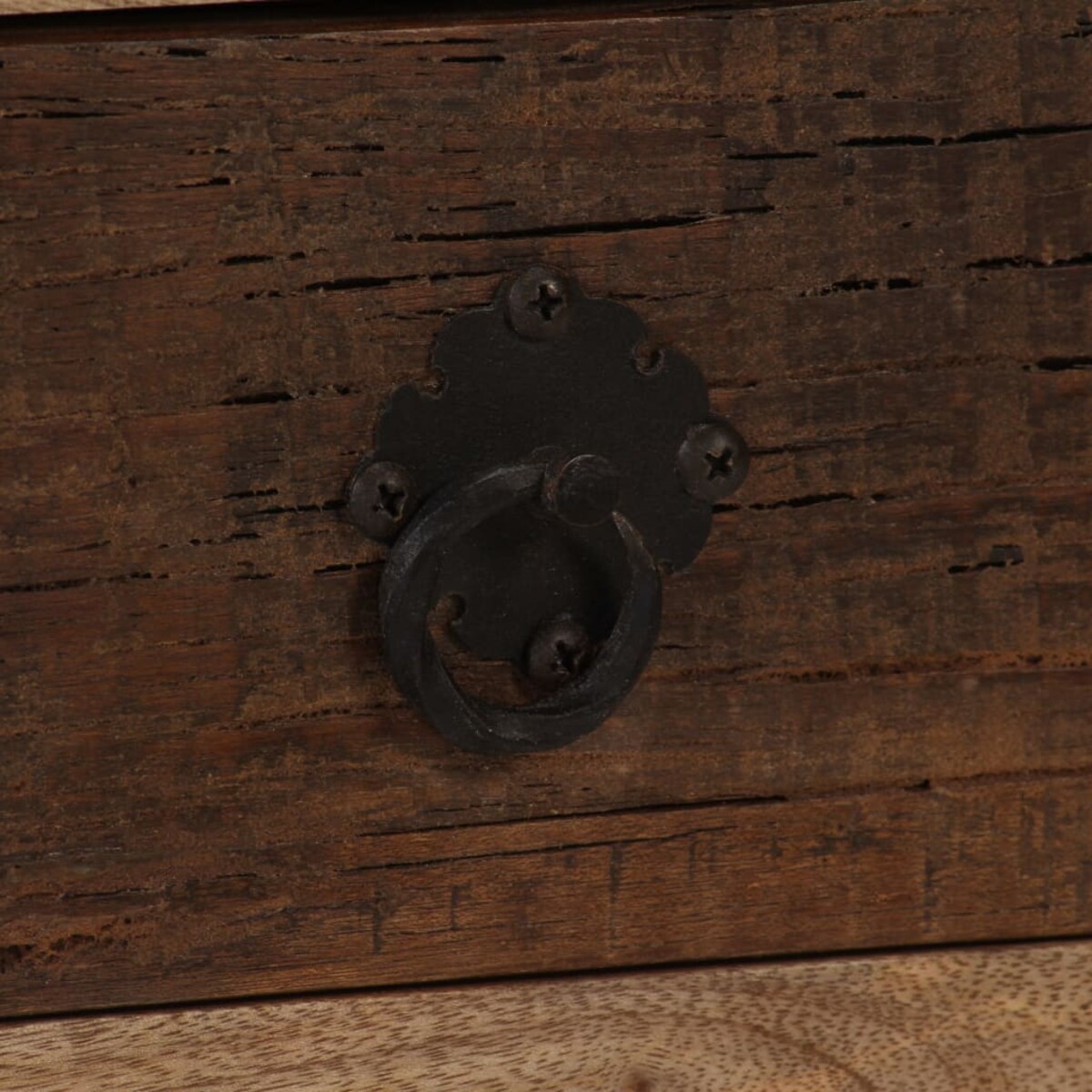 vidaXL Stolik kawowy z 3 szufladami, lite drewno mango, 90x50x35 cm