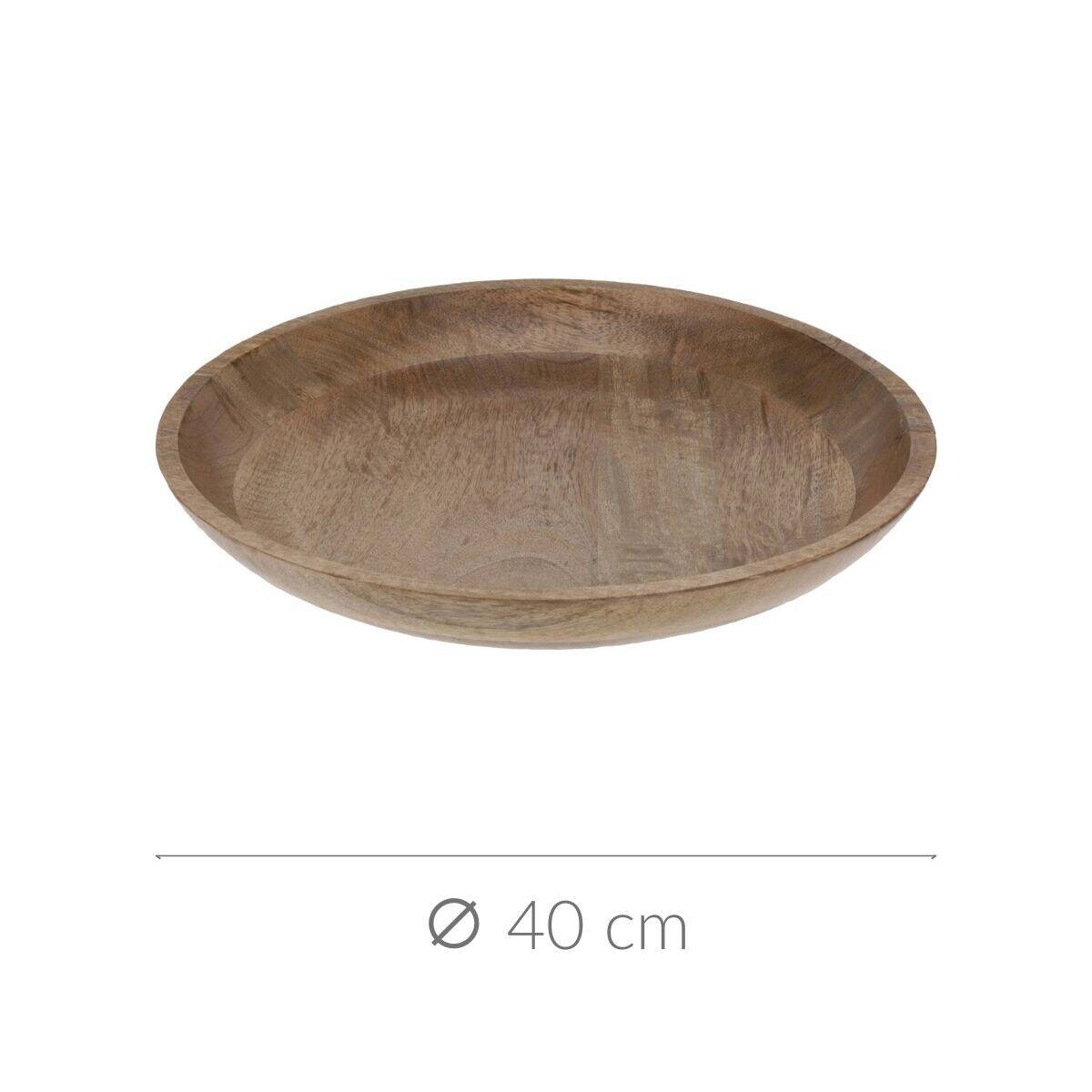 Misa dekoracyjna z drewna mango, Ø 40 cm