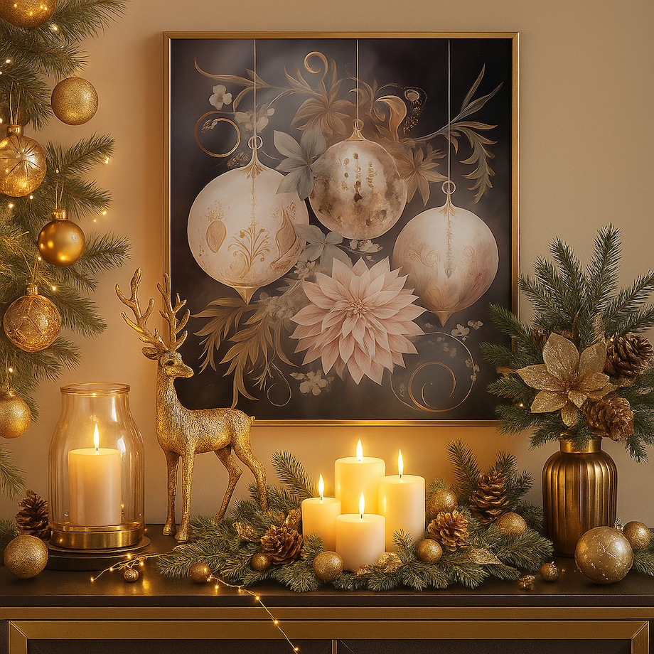 Plakat Stroik Bombki 70cm x 90cm