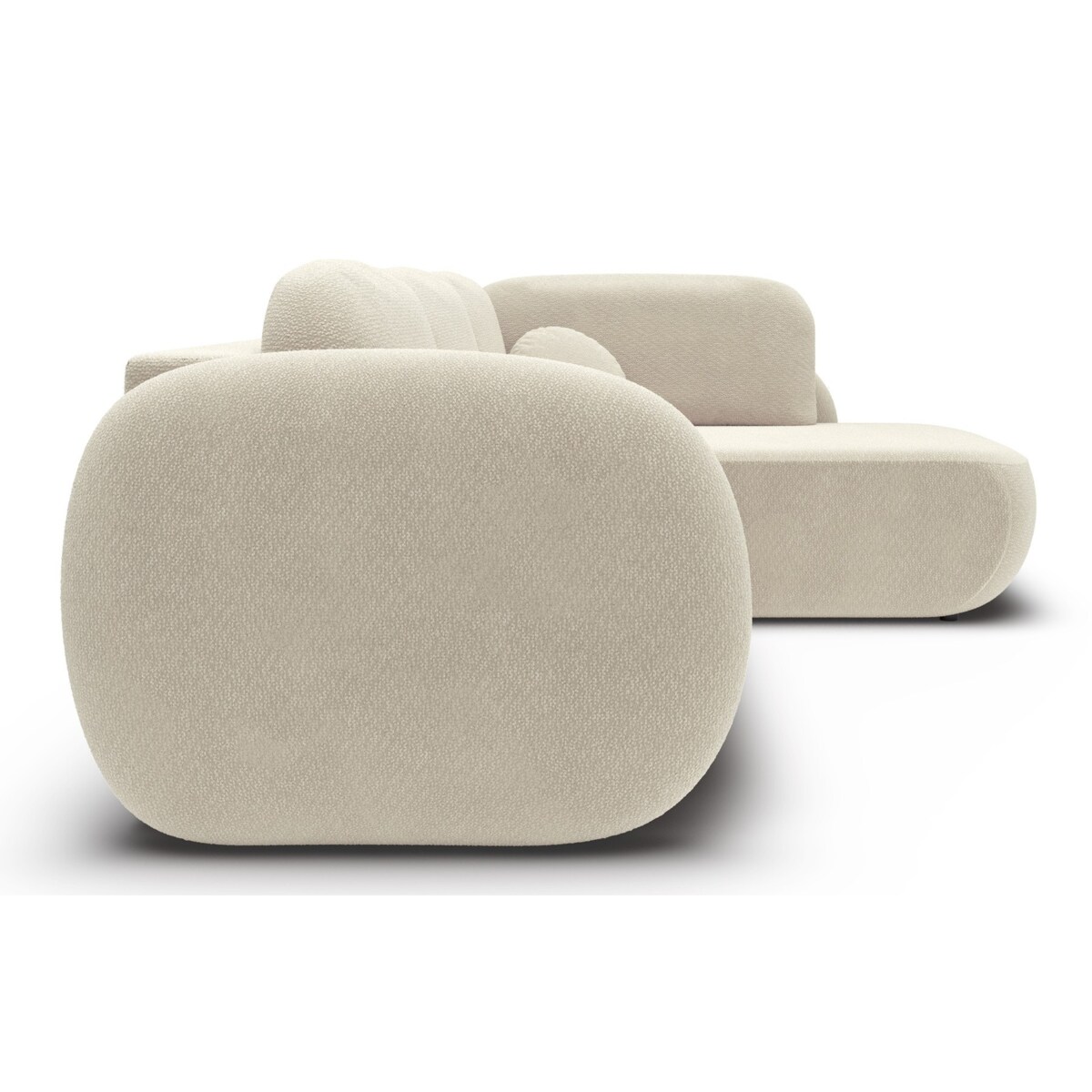 Nowoczesny Narożnik rozkładany OLIVIO II, prawy, beżowy