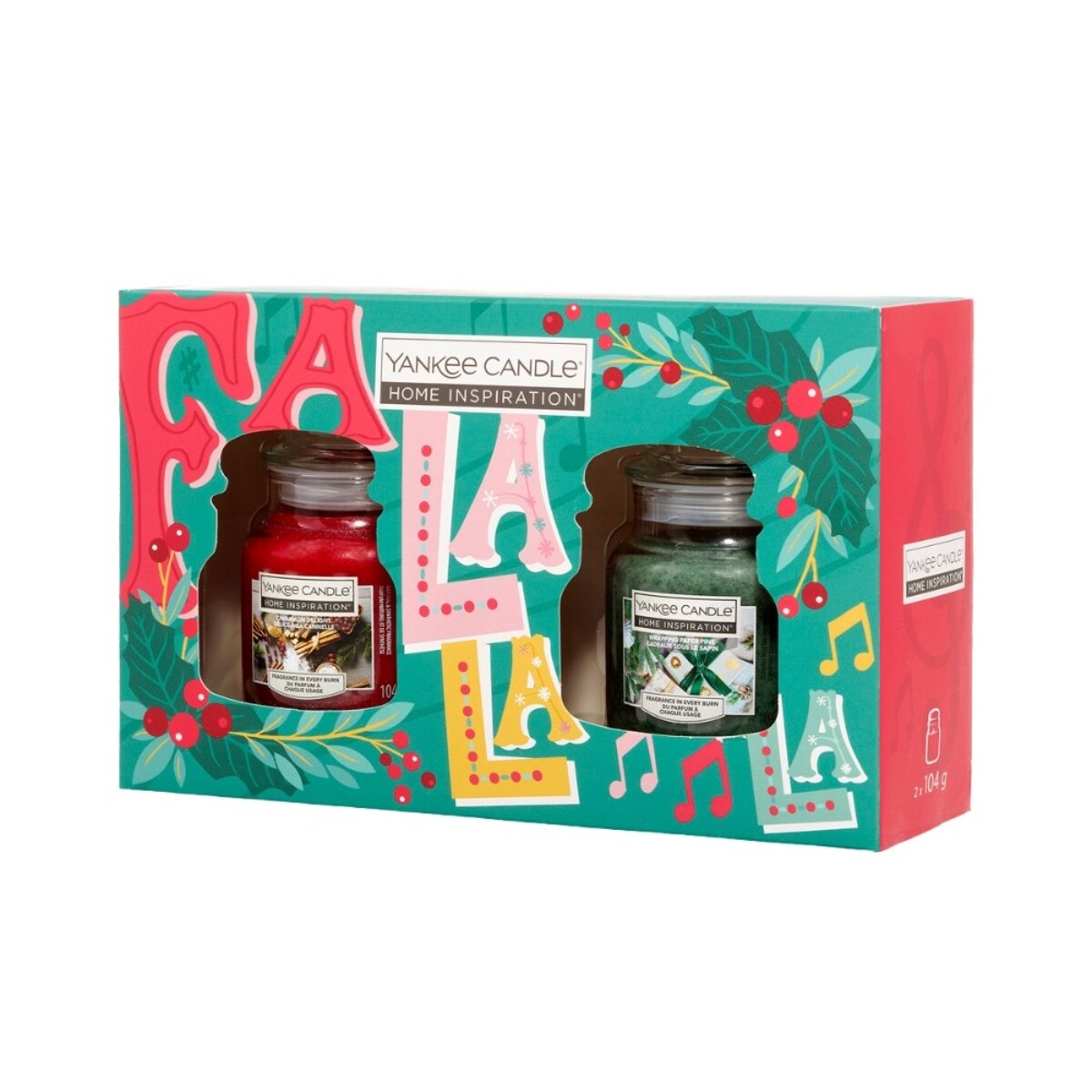 Home Inspiration zestaw 2 małe świece