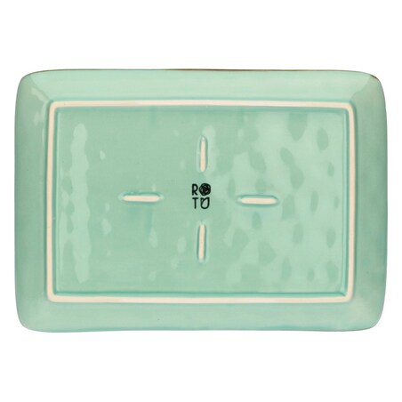 Zestaw 2 tac prostokątnych Concerto Verde Acqua - Miętowy, 27 x 19 cm