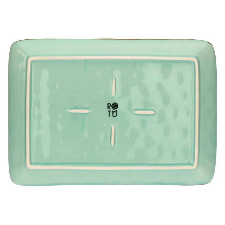 Zestaw 2 tac prostokątnych Concerto Verde Acqua - Miętowy, 27 x 19 cm
