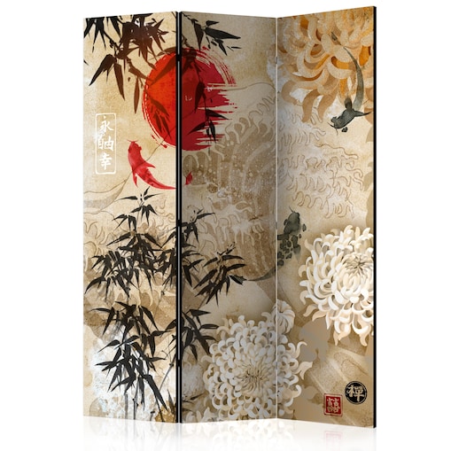Parawan Dwustronny Rybi Taniec 135x172cm