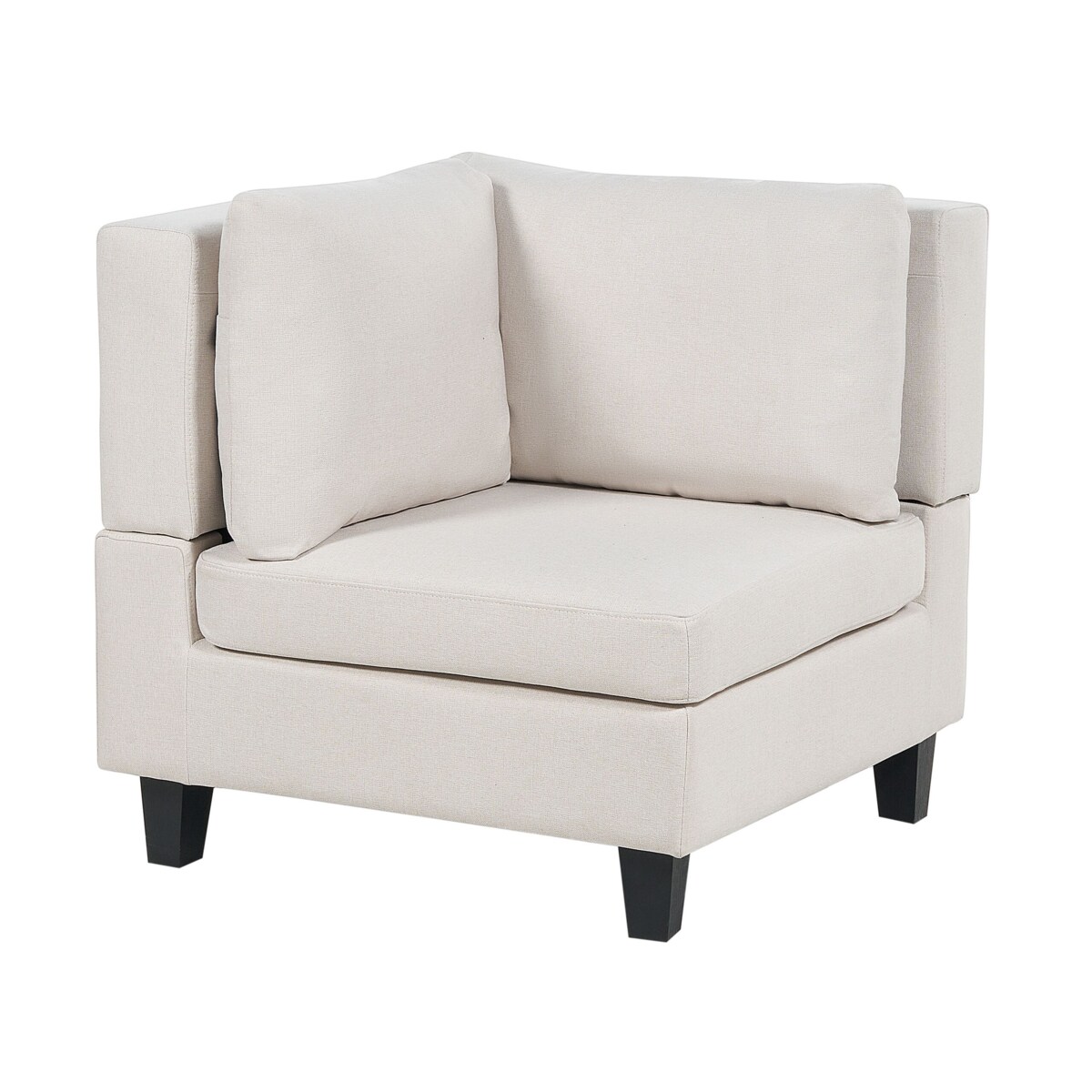 Sofa modułowa 5-osobowa z otomaną jasnobeżowa UNSTAD