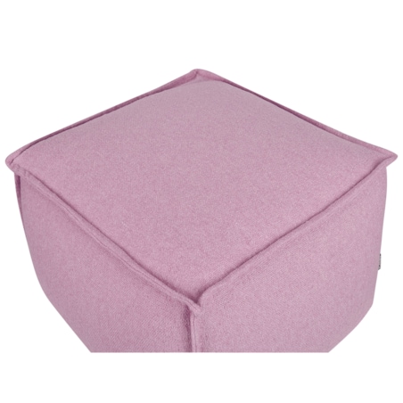 Puf bawełniany 50 x 50 x 30 cm różowy SHERALI